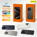 2024 i15ProMax Smartphone 6.61" 3+64GB Factory Unlocked Real 4G Android Mobile Phone
