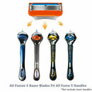 12PCS Shaving Razor Blades Refills Compatible for G illette Fusion 5 Proglide