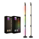 Rotatable RGB Warm White Floor Lamp 3 Section w/ Remote Bluetooth APP Spotlight