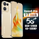 2023 Rino9 Pro 7.3" 6GB+128GB Smartphone Android Dual SIM Unlocked Mobile Phones