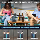 Solar Bug Zapper Mosquito Repellent Lamp,Electric Rechargeable Cordless Fly Traps, Electric Mosquito Killer, Fly Zapper for Outdoor and Indoor Home