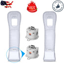 1/2x Motion Plus Sensor Controller Adapter + Case for Nintendo Wii Remote WH/BL