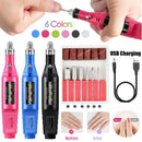 USB portable nail polish machine, electric nail polish for removing dead skin, pen style nail polish