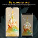 New V27e 7.3" 16GB+1TB Smartphone Android 13 5G Unlocked 6800mAh Mobile Phone