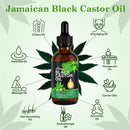 Jamaican Black Castor Oil for Eyelashes &Eyebrows Organic 100% Pure Cold Pressed