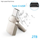 2TB USB 3.0 Flash Drive Thumb Drive Memory Stick for Type C PC Laptop
