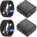USB-C Samsung Super Fast Charger with 6.6FT Type C Cable For S23 S22 S21 S20