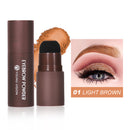 3 Color Eyebrow Stamp Stencil Kit Eyebrow Definer Powder Makeup Long Lasting Waterproof