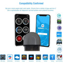 OBD II Scanner Auto Diagnostic Scan Tool for iphone iOS & Android, Bluetooth 5.1