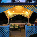 Culmining S14 15M 15 LED Outdoor String Lights with 25 G40 Shatterproof Bulbs,Warm White