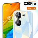 2023 C20 Pro Smartphone 7.3" 16GB+1TB Unlocked Android Mobile Phone Dual SIM GPS