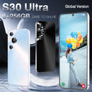 S30 Ultra 5G Smartphone 7.3" 8GB+256GB Factory Unlocked Android 13 Mobile Phones