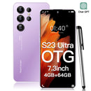 S23 Ultra Smartphone 7.3" 4GB+64GB 
Dual SIM Android 13.0 Unlocked Mobile Phones