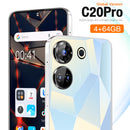 New C20 Pro Smartphone 7.3" 4GB+64GB Unlocked Android 13 Cell Phone Dual SIM GPS